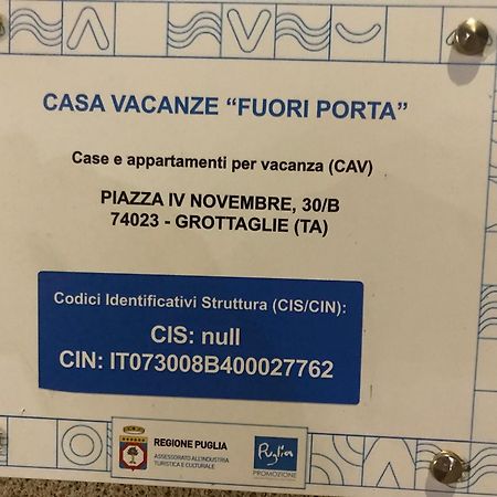 Affittacamere Fuori Porta Grottaglie Exterior foto